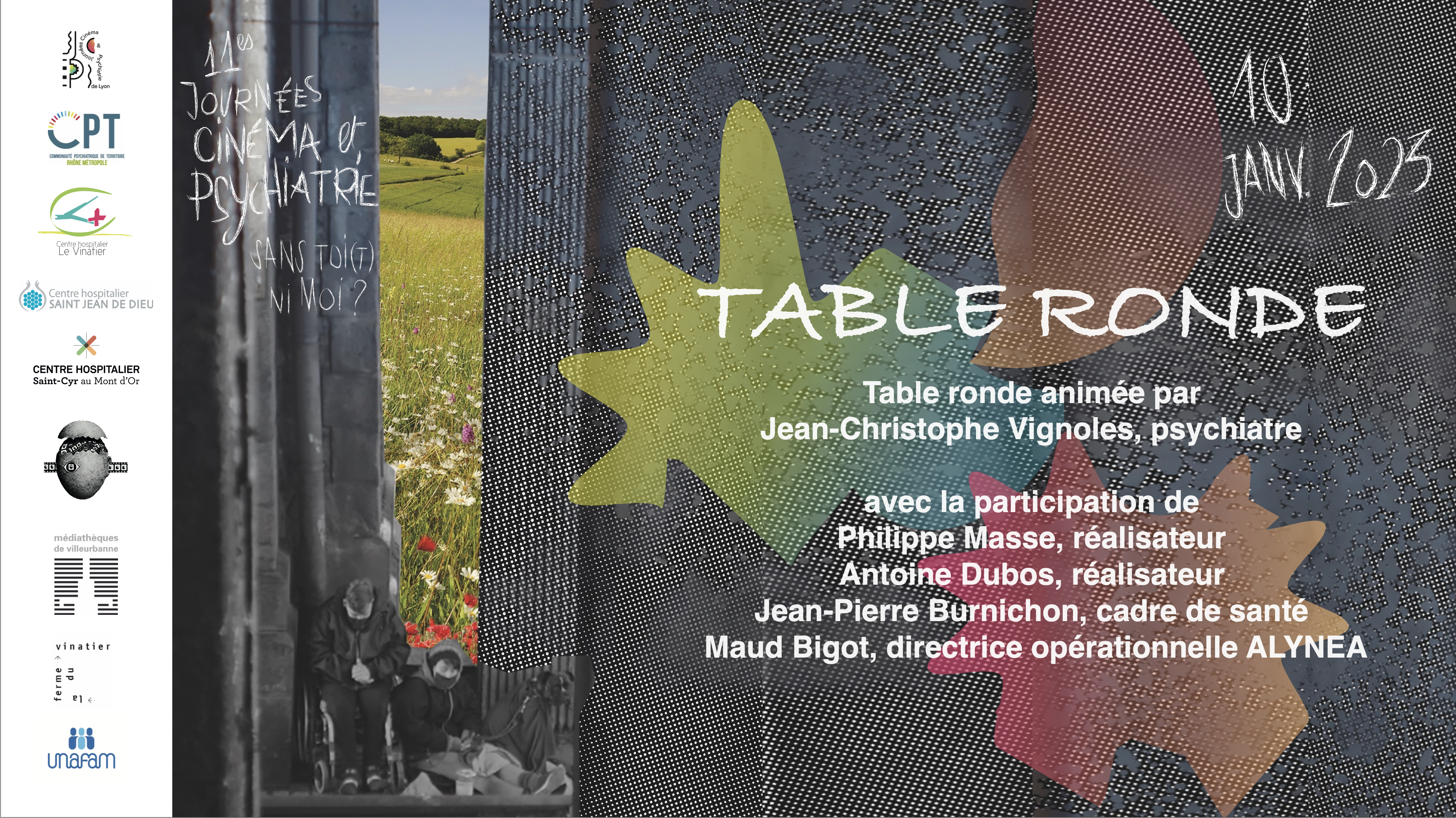 Journées Cinéma et Psychiatrie 2023 - Table ronde n°1 animée par Jean-Christophe Vignoles